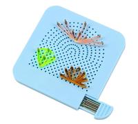 Tavola intrecciata - Kit per quilling con 20 aghi in scatola - per guida per quilling, strumento per lavori di carta, griglia per rollare, guida a griglia