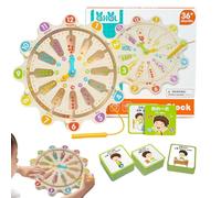 Tavola Labirinto Magnetico - Gioco Di Associazione Puzzle con Orologio Magnetico, Attività Educative di apprendimento Prescolare, Set Di Sviluppo Motricità Fine, L