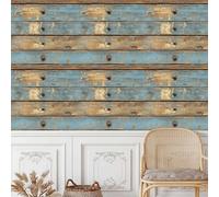Tavola Listello Carta da Parati Rimovibile Autoadesiva Trama del legno Impermeabile Ispessita Opaco Pellicola Adesivo Mobilia Decorativo Rullo Sticker per Cucina Camera da Letto Bagno 0.52x10 m