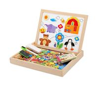 Tavola magnetica per bambini - Lavagna magnetica in legno - Lavagna bianca per disegno scrittura, educazione educativa di apprendimento per le scuole prescolari