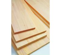 TAVOLA MENSOLA 5 PZ. ABETE LAMELLARE LEVIGATO CM. 100X30X1,8 TAVOLE LAMELLARI