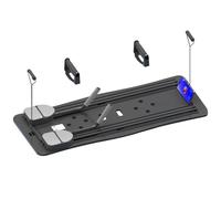 Tavola multifunzione per pilates - Pieghevole AB Wheel Roller | Dispositivo di allenamento core per addominali, supporto della tavola e allenamento a casa, ideale per esercizi di fitness tutto il