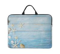 Tavola nautica vintage a forma di stella marina, Custodia per laptop da 14 pollici, borsa per notebook, custodia per laptop, valigetta con maniglia