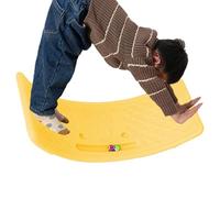 Tavola oscillante per bambini, oscillazione a dondolo per bambini,Scheda didattica sull'equilibrio aperto - Tavola per esercitarsi traballante per interni, casa, scuola materna, cortile, aula