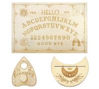 Tavola Ouija Classica con Planchette e Istruzioni Dettagliate,Tavola Ouija,Tavola Sadhu,Tavola Ouija Originale,Ouija Board,Ouija,Comunica con gli Spiriti e Svela i Misteri dell'Aldilà