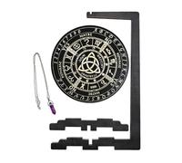 Tavola Ouija in Legno Vassoio per accessori da | Espositore per Cristalli Per principianti e amanti 'astrologia, meditazione, gioielli, ciondoli, ornamenti
