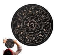 Tavola Ouija Spirit - Tavola a pendolo per divinazione | Pendolo Spirit Board | Bacheche in legno per decisori con lettere | Decorazioni spirituali Gioco da tavolo Ouija per feste a tema, raduni