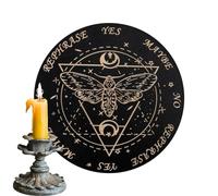 Tavola Ouija Spirit - Tavola a pendolo per divinazione | Pendolo Spirit Board | Bacheche in legno per decisori con lettere | Decorazioni spirituali Gioco da tavolo Ouija per feste a tema, raduni
