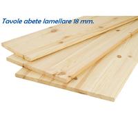 TAVOLA PANNELLO MENSOLA LAMELLARE IN LEGNO DI ABETE SPESSORE 18MM VARIE MISURE
