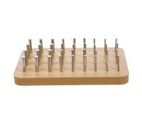 Tavola Pegboard Riabilitazione Mano in Legno per Dita e Destrezza