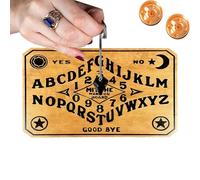 Tavola per divinazione a pendolo con messaggio metafisico Ouija Boards | Messaggio metafisico Ouija Board, divertente tavola parlante spirituale, tavola per conversazioni mistiche per divinazione