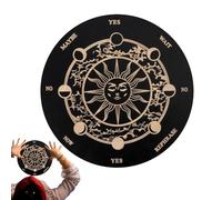 Tavola per divinazione, planchette metafisica in legno con lettere, decorazioni spirituali per principianti, famiglia