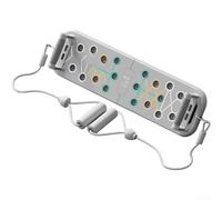 Tavola per flessioni pieghevole per uso domestico, in ABS con impugnature multiposizione e base antiscivolo rinforzata per allenamenti su petto, spalle, braccia (D)