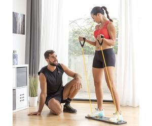 TAVOLA PER FLESSIONI PUSH-UP CON BANDE DI RESISTENZA E MANUALE PER GLI ESERCIZI