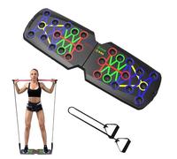 Tavola per flessioni - Soft Push-Up Training, Base pieghevole antiscivolo, Contatore integrato, 3 modalità di conteggio, per allenamento di , casa, palestra, fitness, petto, braccia, spalle, core