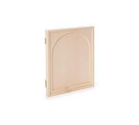 Tavola per Icona in Tiglio Modello DC2 Doppia Cornice 21x28 cm Culla, No Zeppe, Grezza