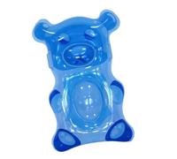 Tavola per il corpo della piscina con impugnature laterali, in PVC gonfiabile a forma di orso, per acque poco profonde supervisionate, gonfiabile, galleggiante, a forma di orso, per giocare in