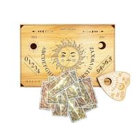 Tavola Per La Presa Di Decisioni,Tavola Per La Pratica Della Divinazione | Gioco della Planchette - Accessorio In Legno Per La Divinazione E Le Decisioni, Adatto Per La Casa E La Stanza