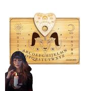 Tavola Per La Presa Di Decisioni - Tavola per Rabdomanzia e Decorazione per Altare | Gioco della Planchette,Accessorio In Legno Per La Divinazione E Le Decisioni, Adatto Per La Casa E La Stanza