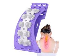 Tavola per lo stretching della schiena - Massaggio Cracker | Barella della colonna vertebrale | Massaggiatore Cracker Board con nodi | 4 livelli regolabili per la stenosi spinale | Per Ti