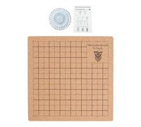 Tavola per macramè con spilli - Lavagna per progetti Portatile a Doppio Lato 8X8 pollici/20X20 cm con Griglie e perni,Crea creazioni con macramè e annodamenti, Progetto di Braccialetto con Istruzioni