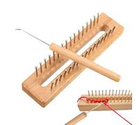 tavola per maglieria, tavola in legno di calibro regolare - vero legno per insegnamento fai da te | Kit di strumenti di riferimento per maglieria sicuro e squisito per regalo