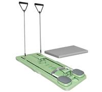 Tavola per Piegamenti Fitness - Tavola Pilates Reformer Pieghievole - Attrezzo per Allenamento Core con Supporti Gomiti Spessi per Muscoli Schiena ed Esercizi