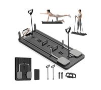 Tavola per pilates EXTRALINK per esercizi addominali e flessioni, pieghevole, timer