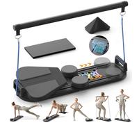 Tavola per pilates, tavola addominale multifunzionale per rimbalzo, set di riformatori per pilates pieghevole, macchina per allenare addominali, tavola per esercizi, attrezzatura per allenamento