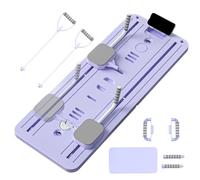 Tavola per Pilates - Tavola riformatrice pieghevole multiuso, Core Trainer portatile con fasce di resistenza, Attrezzatura per allenamento completo del corpo | Esercizio addominale per la schiena del