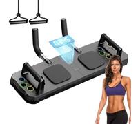Tavola per pompe multifunzione con timer | Tavola da allenamento professionale regolabile antiscivolo, tavola multifunzione per allenamento di forza