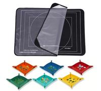 Tavola per Puzzle da 1000 Pezzi, Tavola Pieghevole in Feltro per Puzzle con 6 Vassoi di Ordinamento e Copertura, Superficie Antiscivolo per Adulti Facile da Muovere e Conservare black