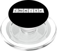 Tavola periodica degli elementi Chimica Parole divertenti CReAtIVe PopSockets PopGrip per MagSafe