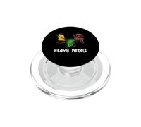 Tavola periodica degli elementi dei metalli pesanti di chimica divertente PopSockets PopGrip per MagSafe