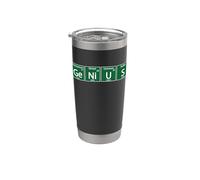 Tavola periodica degli elementi Genius Design divertente della scienza Bicchiere termico in acciaio inox doppia parete