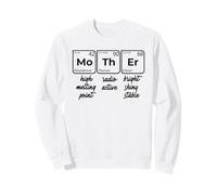 Tavola Periodica degli Elementi Mother Meme per la Festa della Mamma Felpa