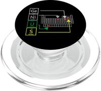 Tavola periodica Genius Insegnante di scienze Nerd Geek Chimica PopSockets PopGrip per MagSafe