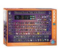 Eurographics 6000-0258 Illustrated Periodic Table of the Elements Puzzle, Variou