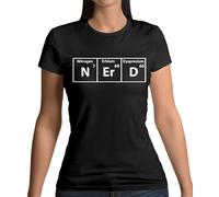 Tavola Periodica Nerd Donna T-Shirt - Smanettone - Scienza - Elementi - Funny -