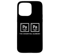 Tavola Periodica Regalo per papà, PaPa L'Elemento Essenziale Custodia per iPhone 15 Pro Max