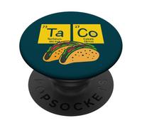 Tavola periodica Taco Chimica Divertente PopSockets PopGrip Adesivo
