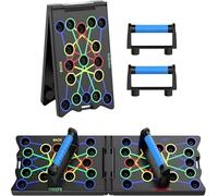 Tavola pieghevole per flessioni, attrezzatura multiuso 24 in 1 per allenamento a casa e attrezzatura per l'allenamento della forza che brucia i grassi lavorano i muscoli della parte superiore del