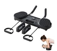 Tavola Pilates | Allenatore Addominale Multifunzionale con Ruota Inferiore Rimovibile | Attrezzatura Fitness per Allenamento Core e Full Body Uso Quotidiano | Routine Giornaliera Casa e Camera