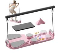 Tavola Pilates,Attrezzatura Fitness - Tavola Addominale Portatile - per Donne Uomini Adulti Principianti Palestra Domestica Appassionati di Fitness Praticanti di Yoga