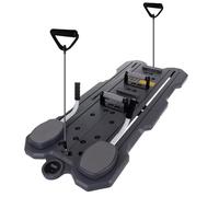 Tavola Pilates Multifunzione TRIZAND con Timer LCD, Maniglie Push-Up, Bande Elastiche, Tappetino EVA - Pieghevole, Antiscivolo - Allenamento Completo a Casa per Principianti e Avanzati