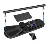 Tavola Pilates per Allenamento a Casa,Attrezzatura Per Allenamento 5-in-1 - Tavola Addominale Portatile | per Donne Uomini Adulti Principianti Palestra Domestica Appassionati di Fitness Praticanti di