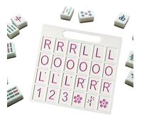 Tavola Pratica Mahjong Solitario 24 Scomparti Divertente Portatile Leggero