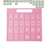 Tavola Pratica Mahjong Solitario 24 Scomparti Portatili e Divertenti