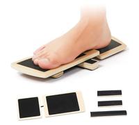 Tavola Propriocettiva, Legno Balance Board Tavoletta Propriocettiva Pedana Equilibrio per la Correzione Della Postura e L'Allungamento Della Caviglia