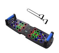 Tavola Pushup Multifunzionale - Supporto Per Esercizi Antiscivolo Regolabile Con Bancone Integrato, Attrezzatura Per Il Fitness A Casa, Strumento Di Allenamento Compatto | Allenamento Di E Musco